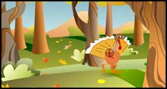 free, flash game, online, turkey hunt